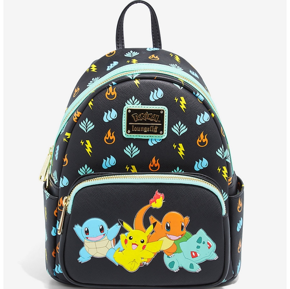 Loungefly Pokemon Starters Mini Backpack Summer Convention Exclusive